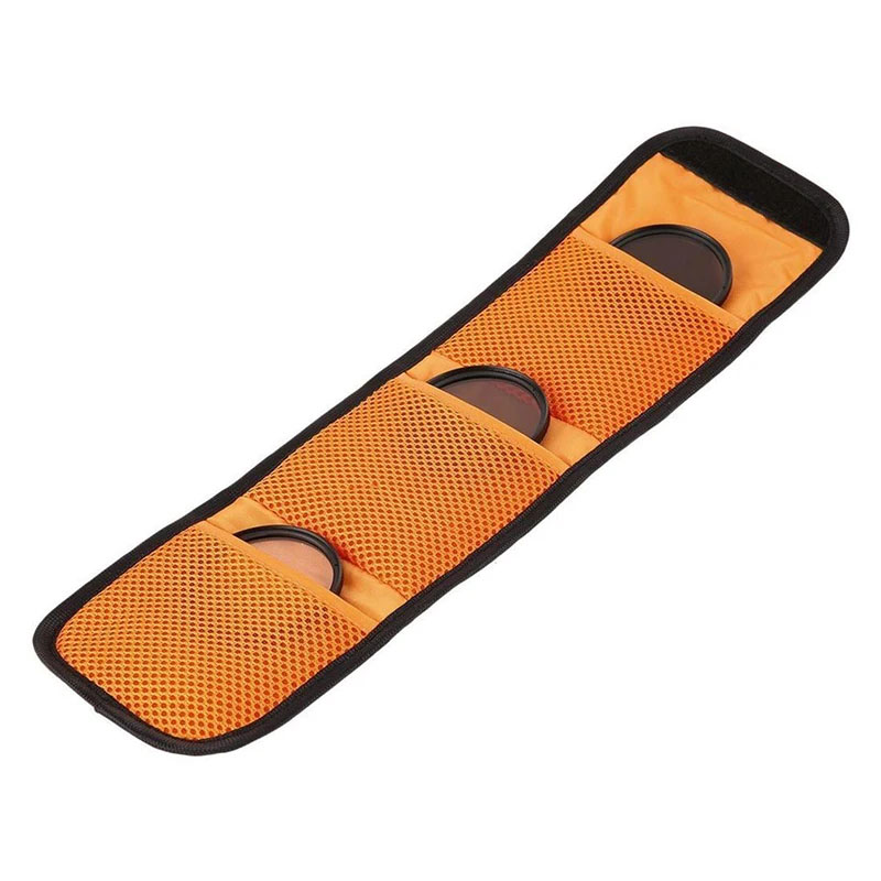 Lens Case Pouch - 3 Pockets Bag Lens Filter Pouch