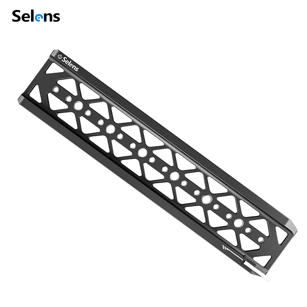 Camera Cage Baseplate - Selens 8/10/12inch Aluminum Alloy Quick Release