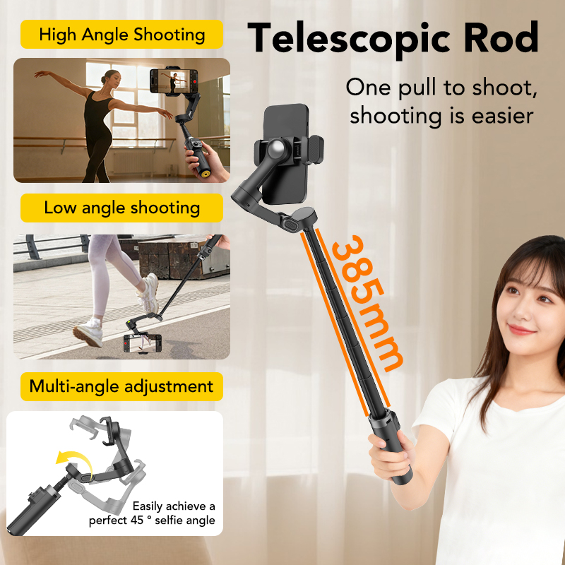 AOCHUAN Smart X3 360° Pan Rota - Handheld Stabilizer Gimbal recension och pris