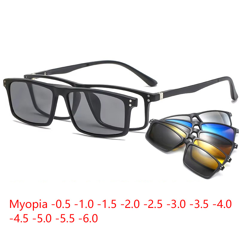 Myopia Magnetic Sunglasses Men - Reflector 5 In 1 recension och pris