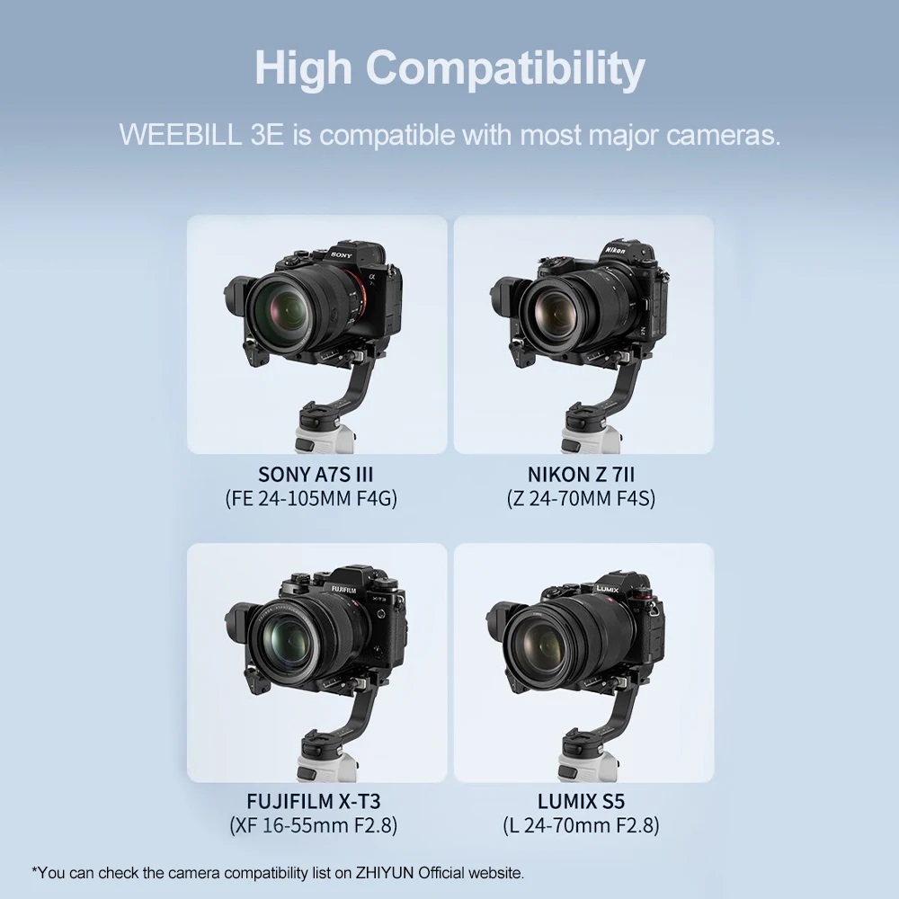 ZHIYUN CINEPEER WEEBILL 3E 3-A - Handheld Stabilizer Gimbal recension och pris