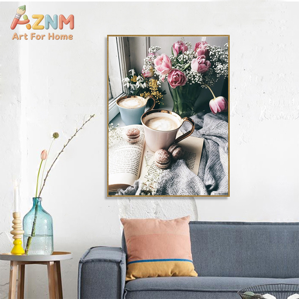 AZNM Cozy Coffee Rose Canvas W - Photography Coffee recension och pris