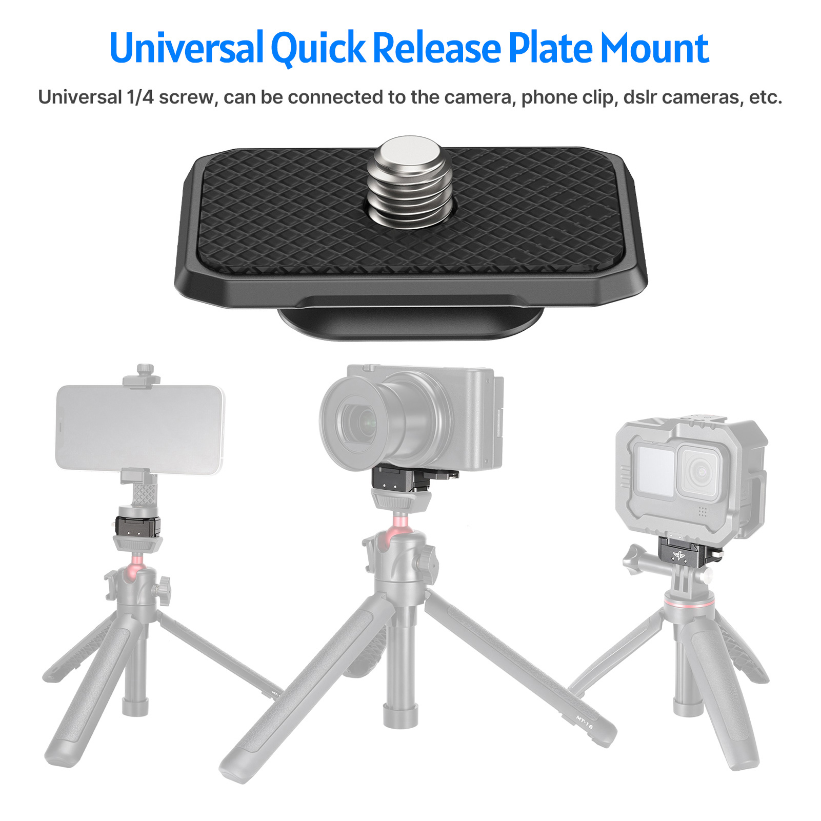 Aluminum Quick Release Mount A - Camera Cage Baseplate recension och pris