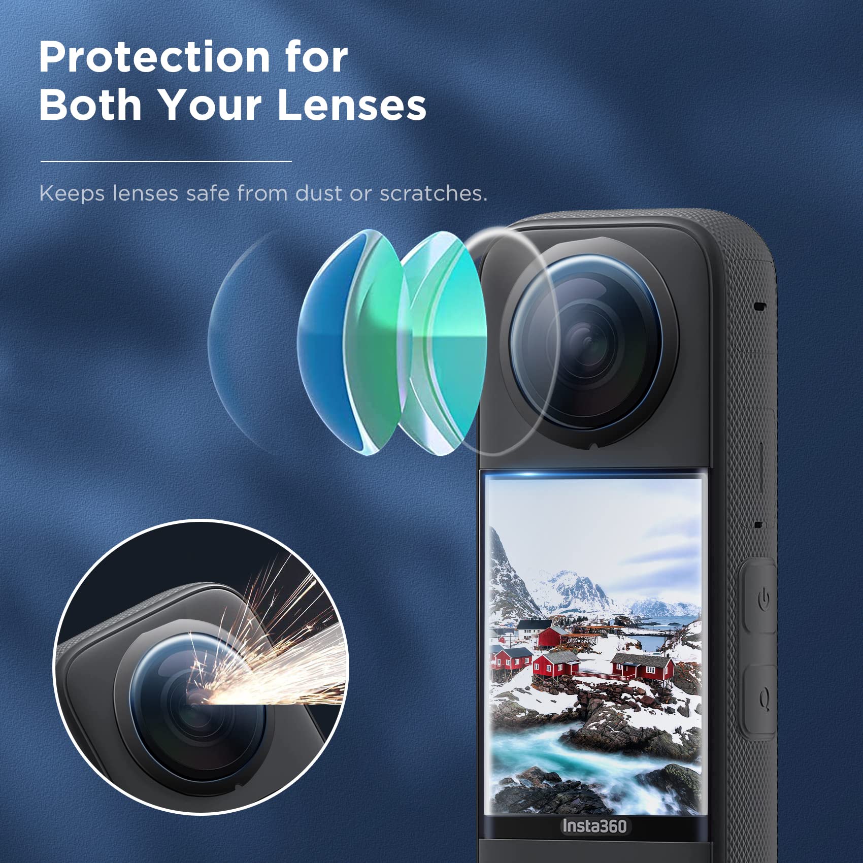 Lens Guard for Insta360 X3 Acc - Lens Case Pouch recension och pris