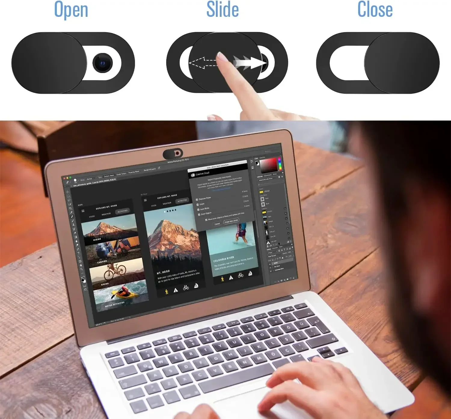 Webcam Cover Laptop Camera Sli - Photography Zooming recension och pris