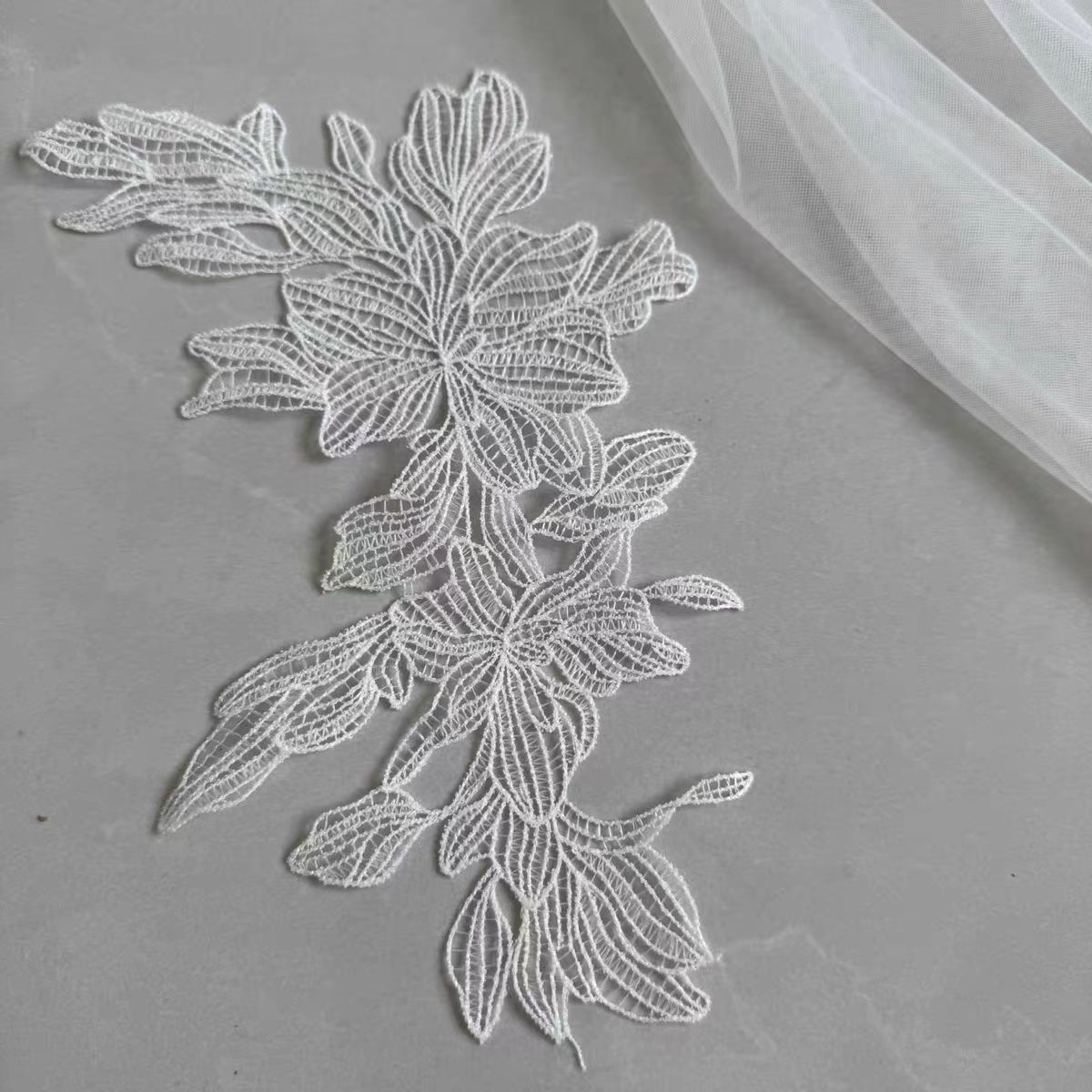 1Pc Black White Lace Flower Pa - Photography Job recension och pris
