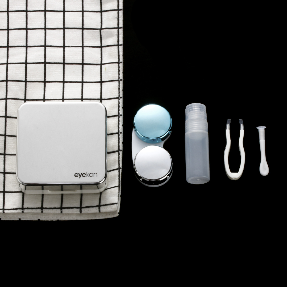 1PC contact lens case square t - Lens Case Pouch recension och pris