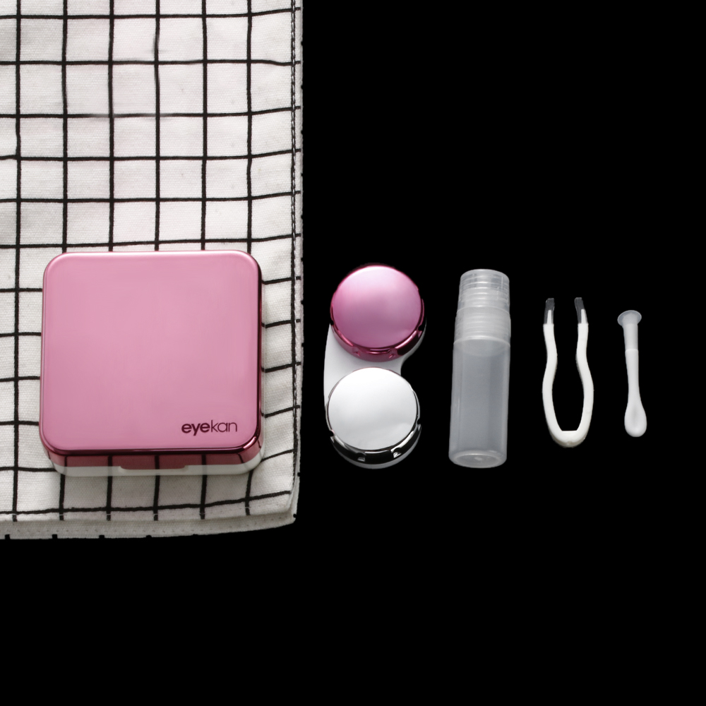1PC contact lens case square t - Lens Case Pouch recension och pris