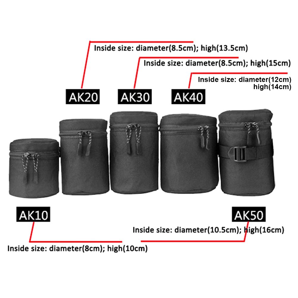 Deluxe Camera Lens Bag Waterpr - Lens Case Pouch recension och pris