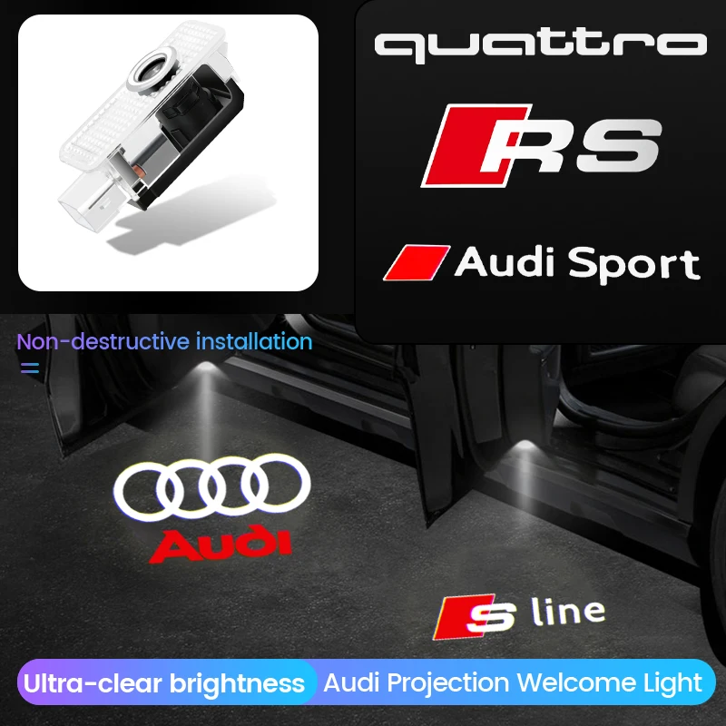 LED Car Door Logo Welcome Ligh - Reflector 5 In 1 recension och pris
