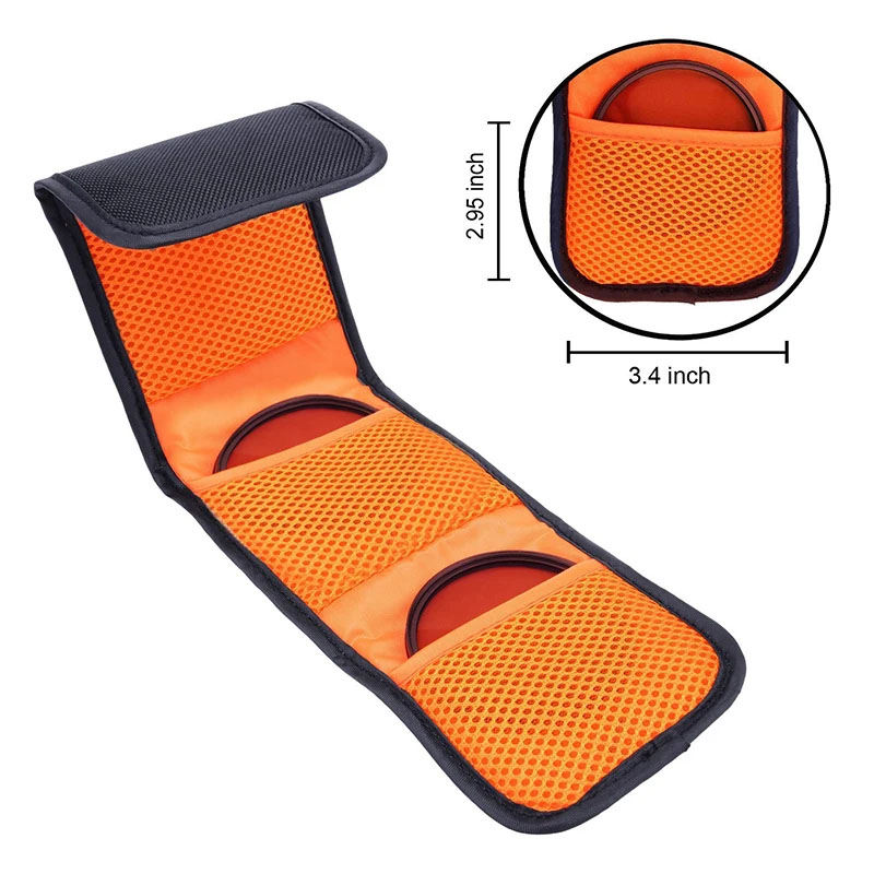 3 Pockets Bag Lens Filter Pouc - Lens Case Pouch recension och pris