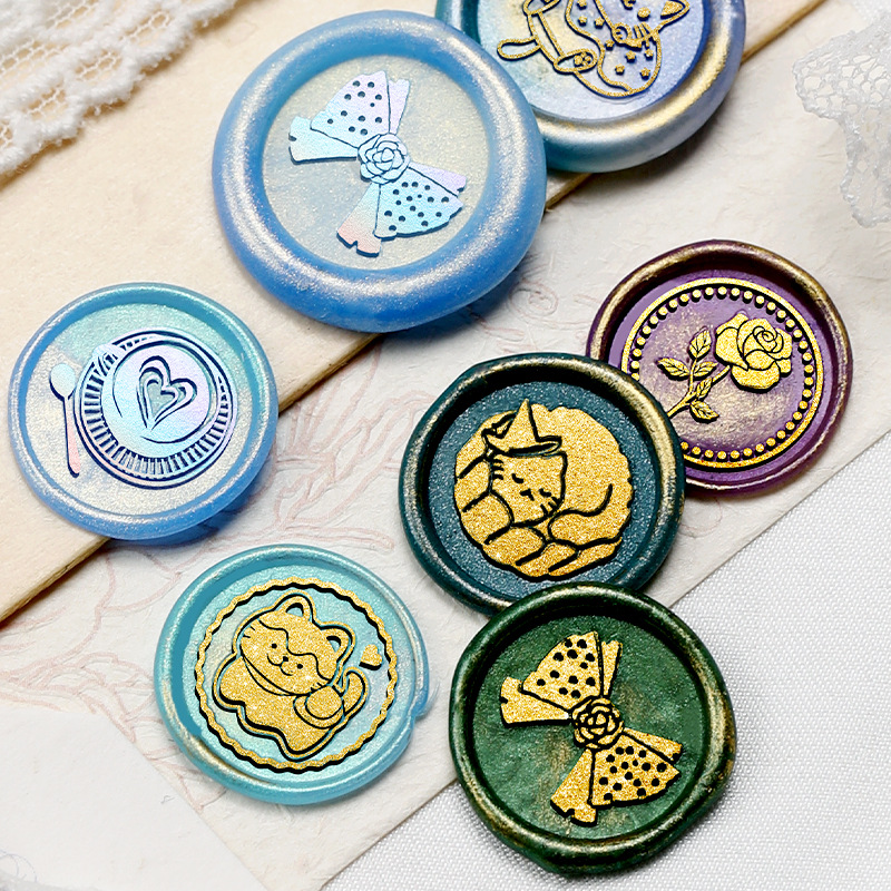 1.5x1.5cm Mini Wax Seal Stamps - Photography Coffee recension och pris