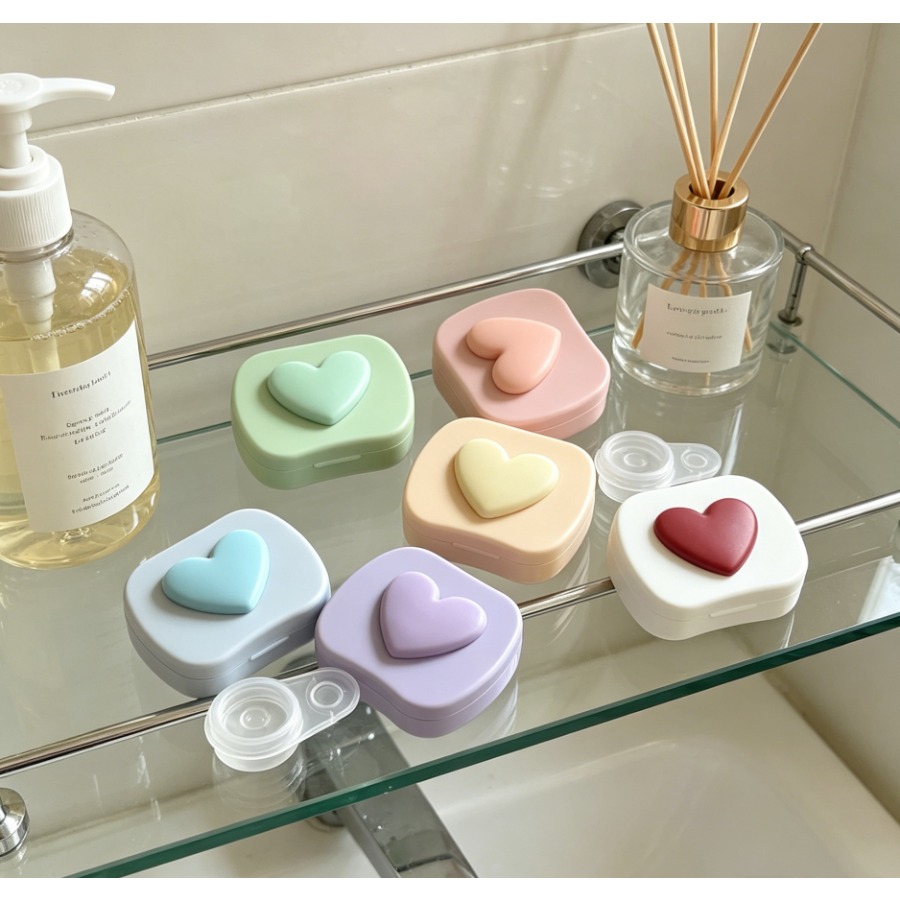 1pc Portable Contact Lens Box  - Lens Case Pouch recension och pris