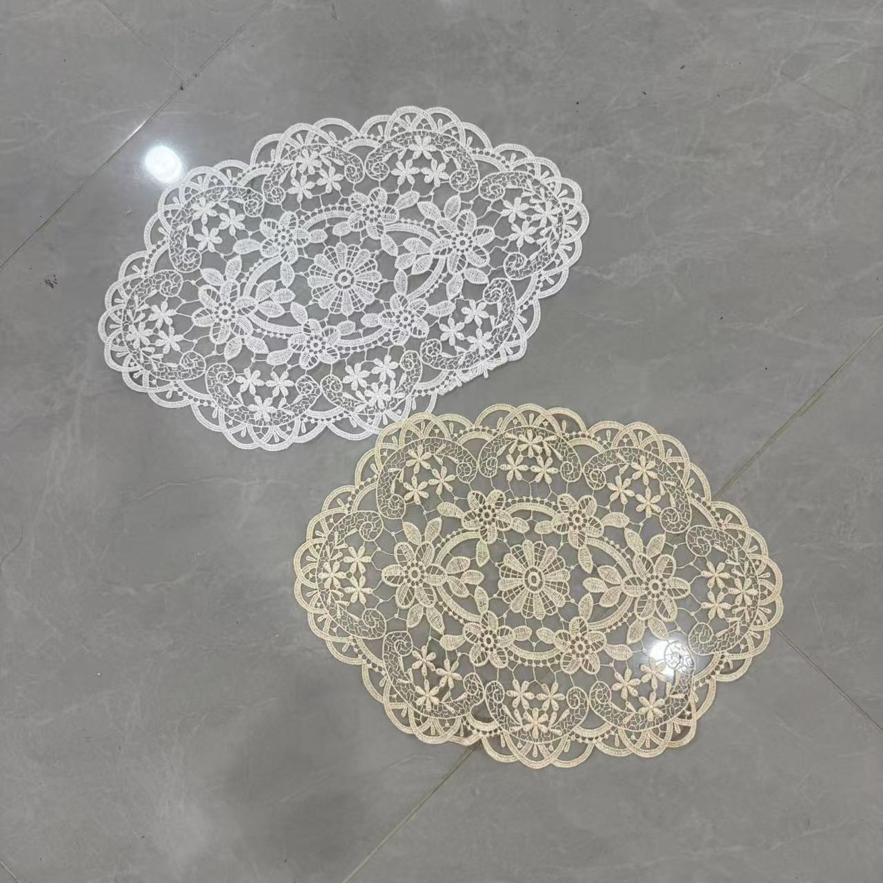 French Style Retro Oval Lace P - Photography Coffee recension och pris