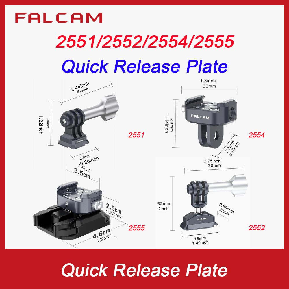 FALCAM F22 Action Camera Quick - Camera Cage Baseplate recension och pris