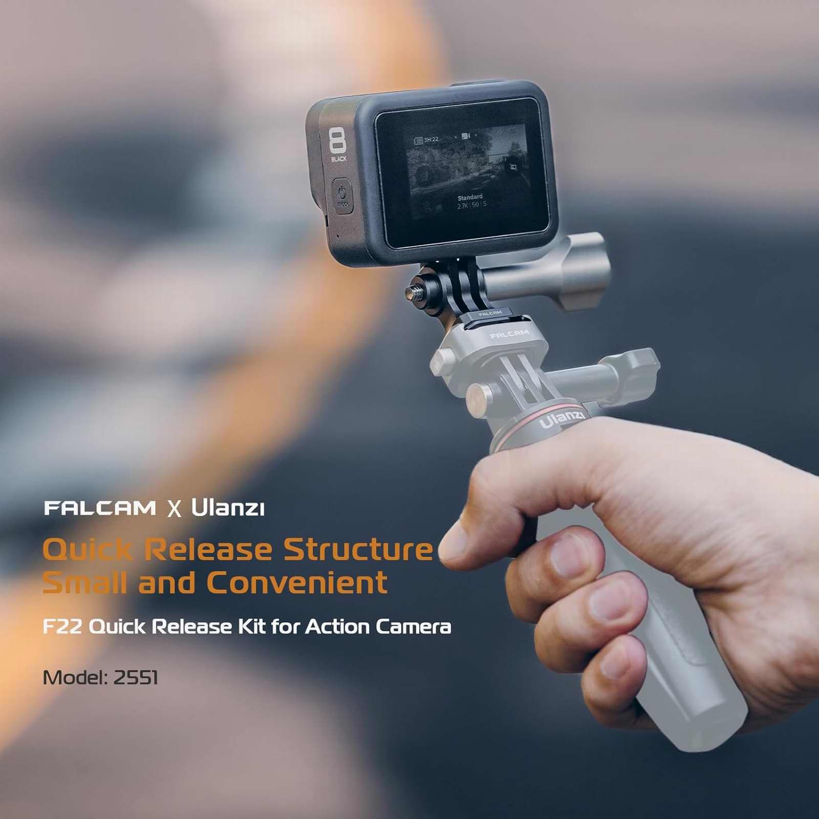 FALCAM F22 Action Camera Quick - Camera Cage Baseplate recension och pris