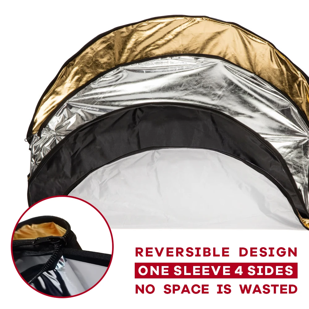60/80/110cm 5-in-1 Collapsible - Reflector 5 In 1 recension och pris