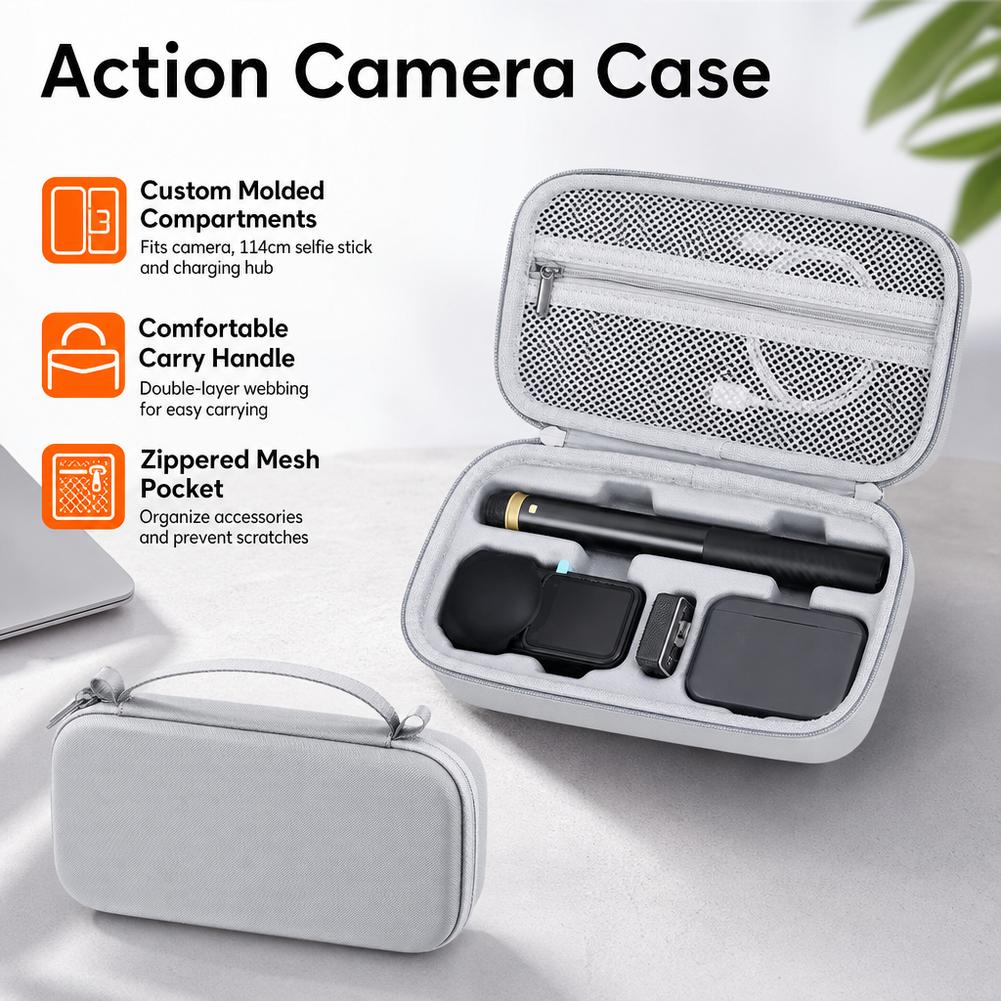 For Insta360 X6 Hard EVA Carry - Lens Case Pouch recension och pris