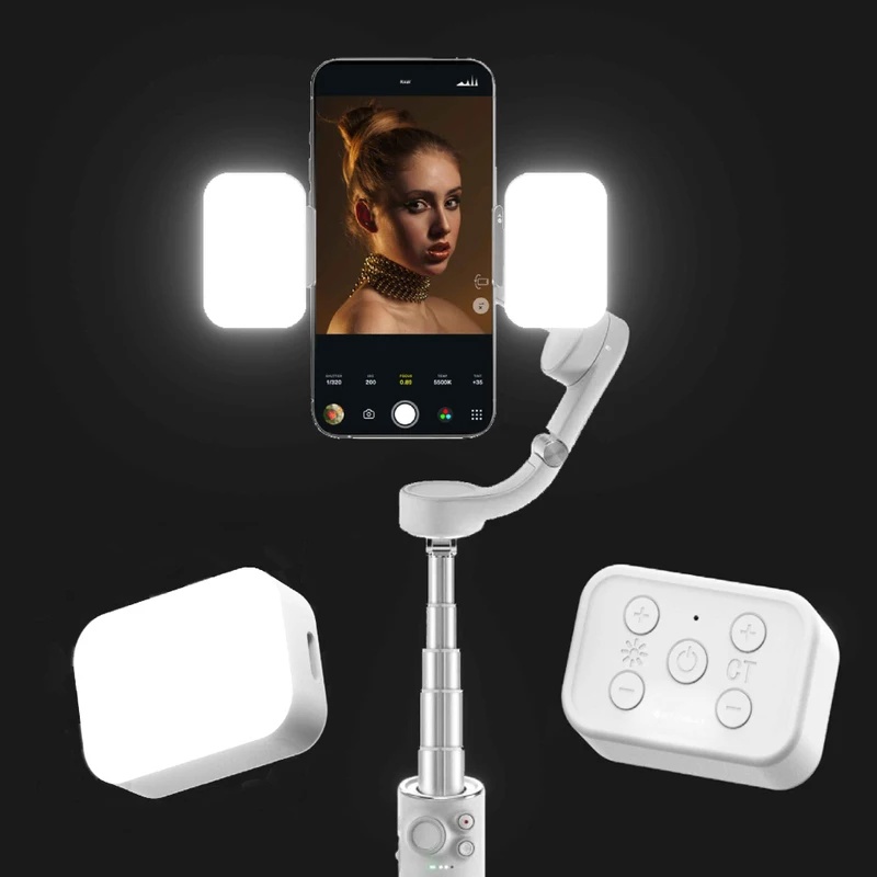 Magnetic LED Fill Light for DJ - Handheld Stabilizer Gimbal recension och pris